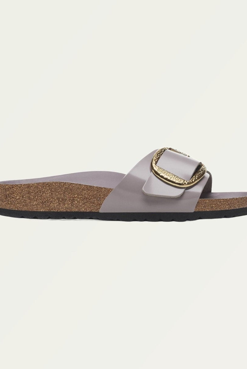 Birkenstock Madrid High Shine Faded Purple - PINK ARROWS