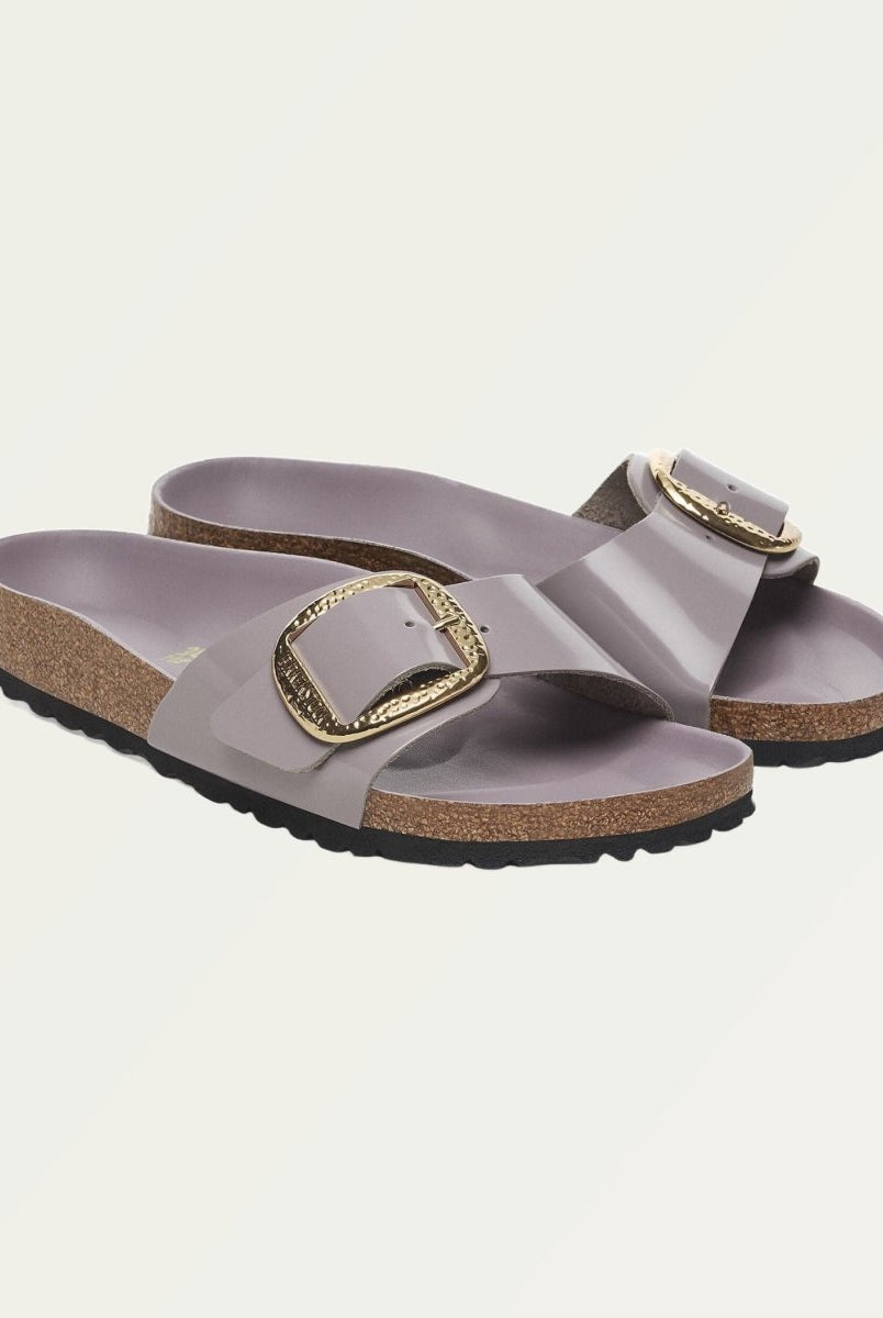 Birkenstock Madrid High Shine Faded Purple - PINK ARROWS