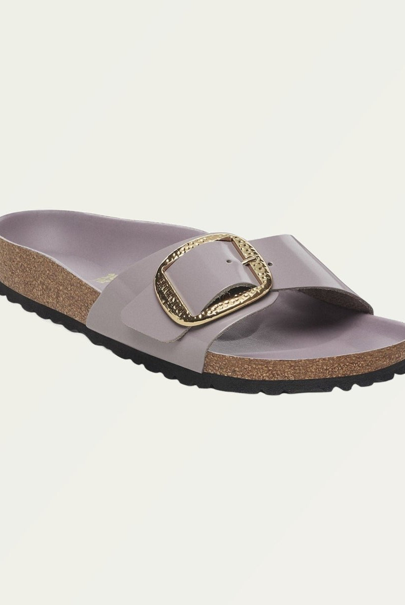 Birkenstock Madrid High Shine Faded Purple - PINK ARROWS