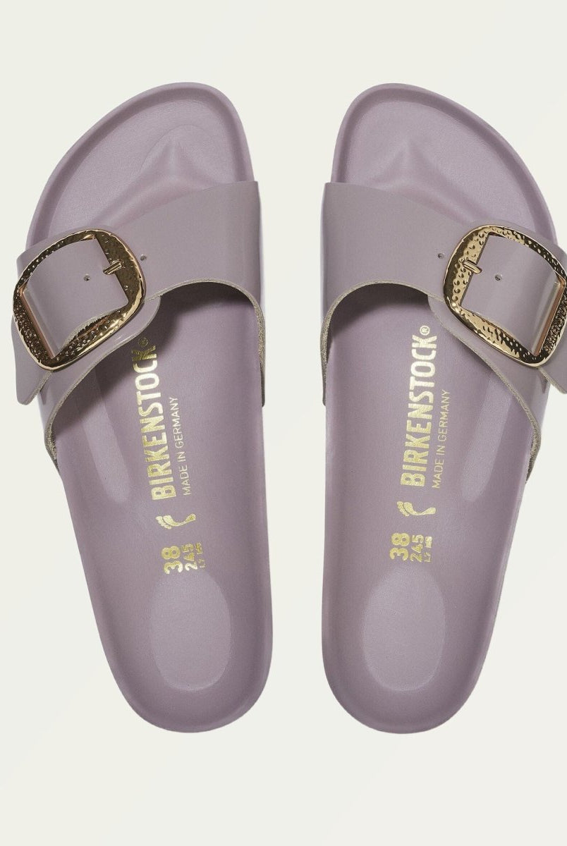 Birkenstock Madrid High Shine Faded Purple - PINK ARROWS