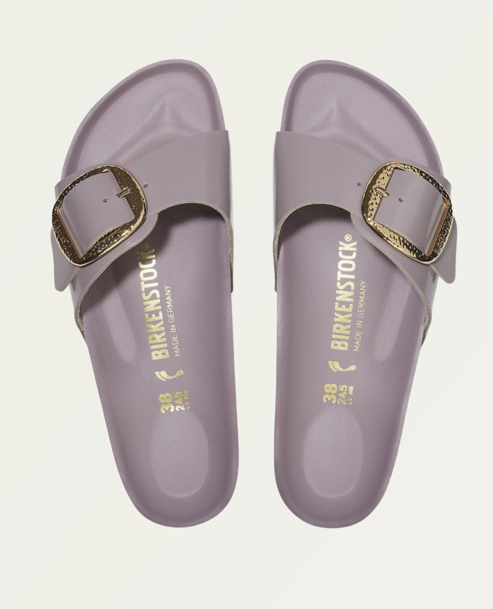 Birkenstock Madrid High Shine Faded Purple - PINK ARROWS