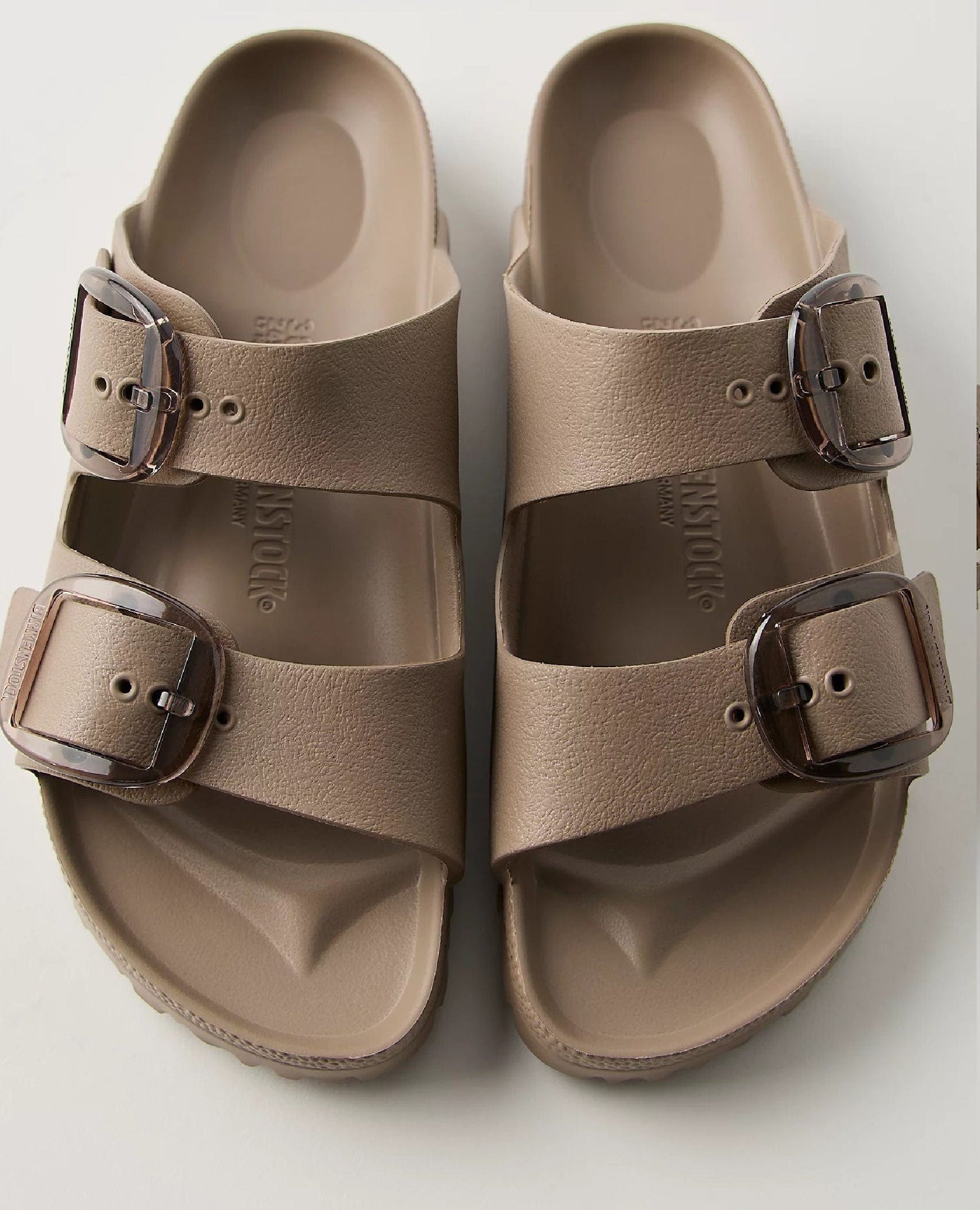 Eva Arizona Big Buckle Grey Taupe Sandal