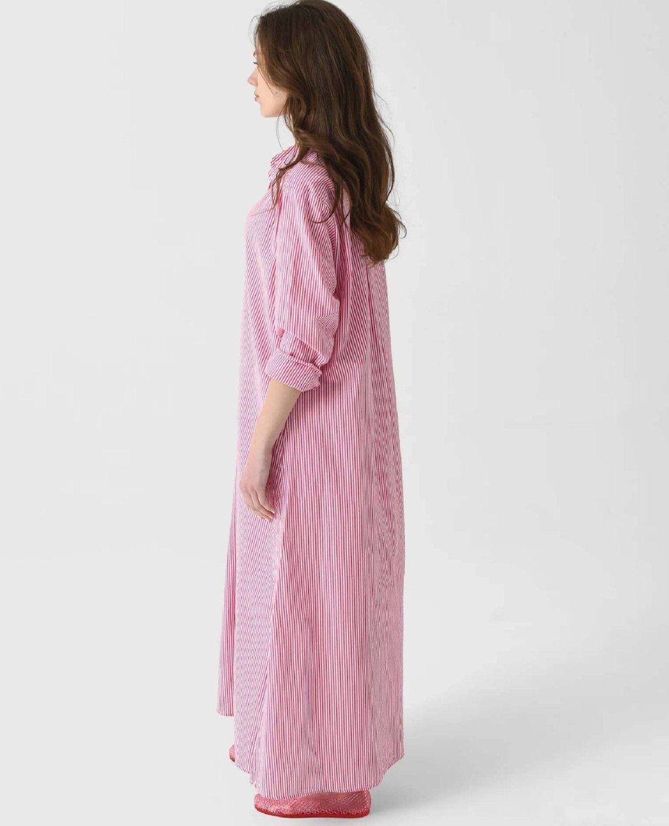 Boden Shirt Dress Berry Pink - PINK ARROWS