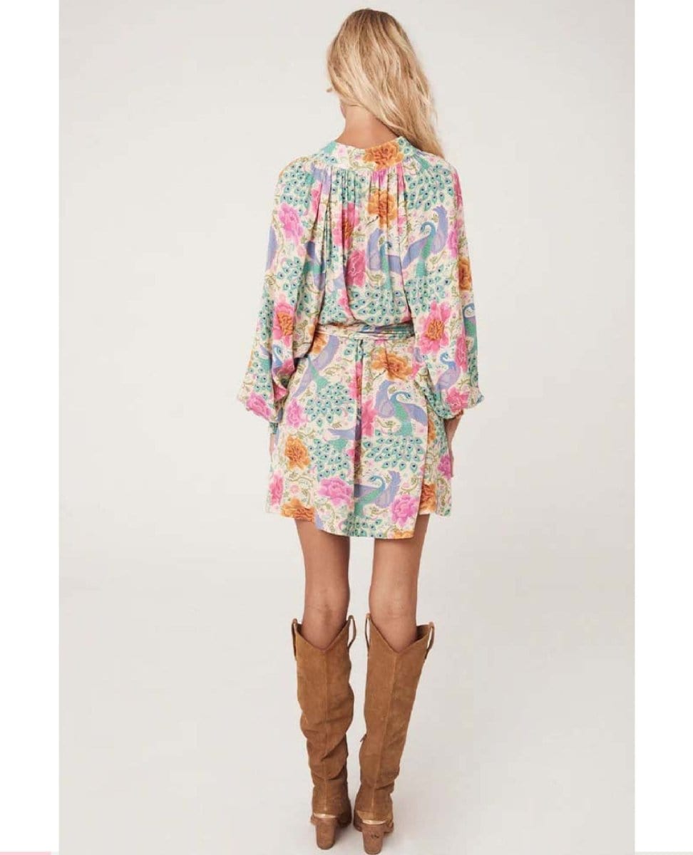 Bohème Mini Dress Spring - PINK ARROWS
