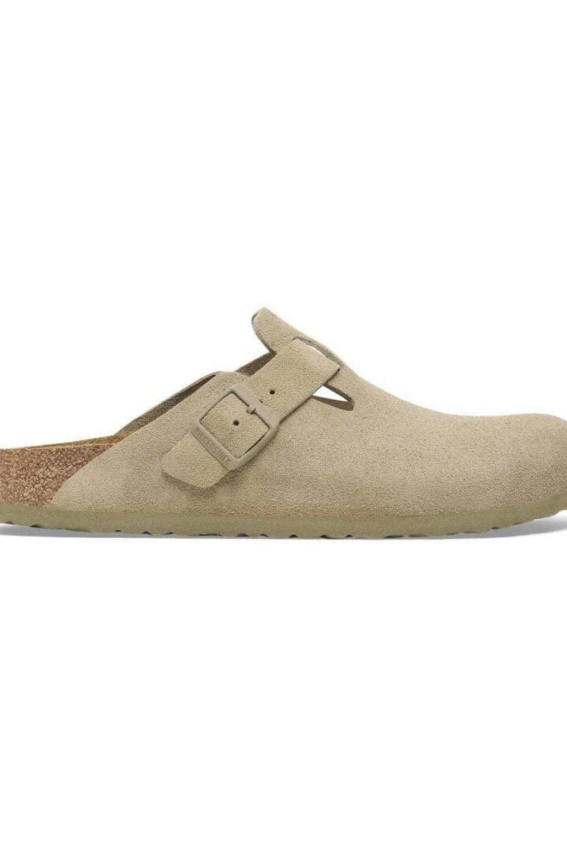 Boston Suede Leather Faded Khaki - PINK ARROWS
