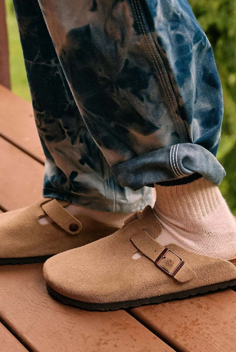 Boston Taupe Suede - PINK ARROWS