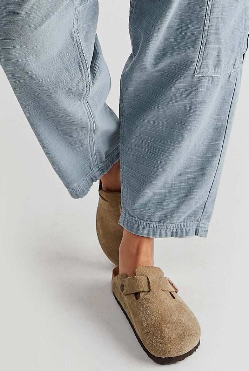 Boston Taupe Suede - PINK ARROWS