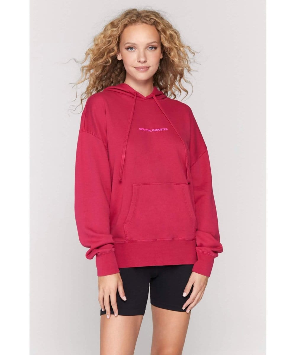 Spiritual gangster oversized hoodie best sale