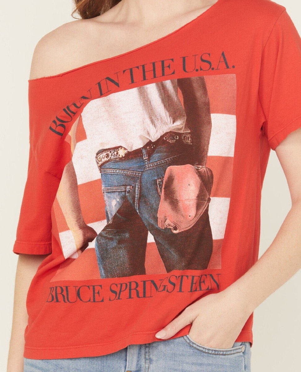 Bruce Springsteen Born in the USA Cherry Red - PINK ARROWS