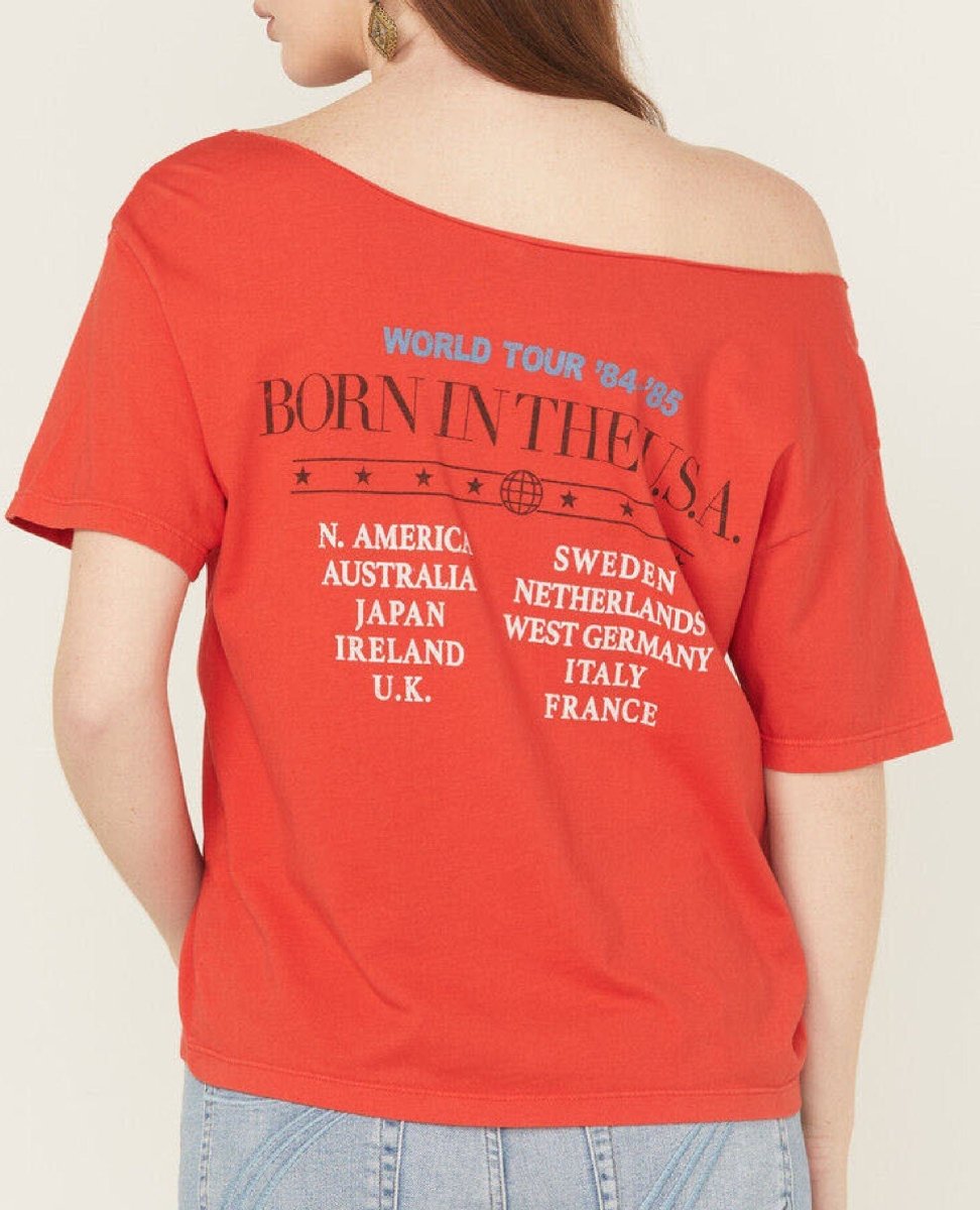 Bruce Springsteen Born in the USA Cherry Red - PINK ARROWS