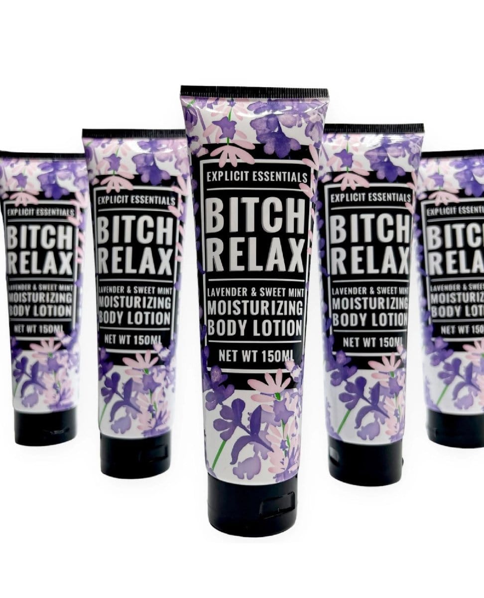 B*tch Relax Moisturizing Lotion - PINK ARROWS