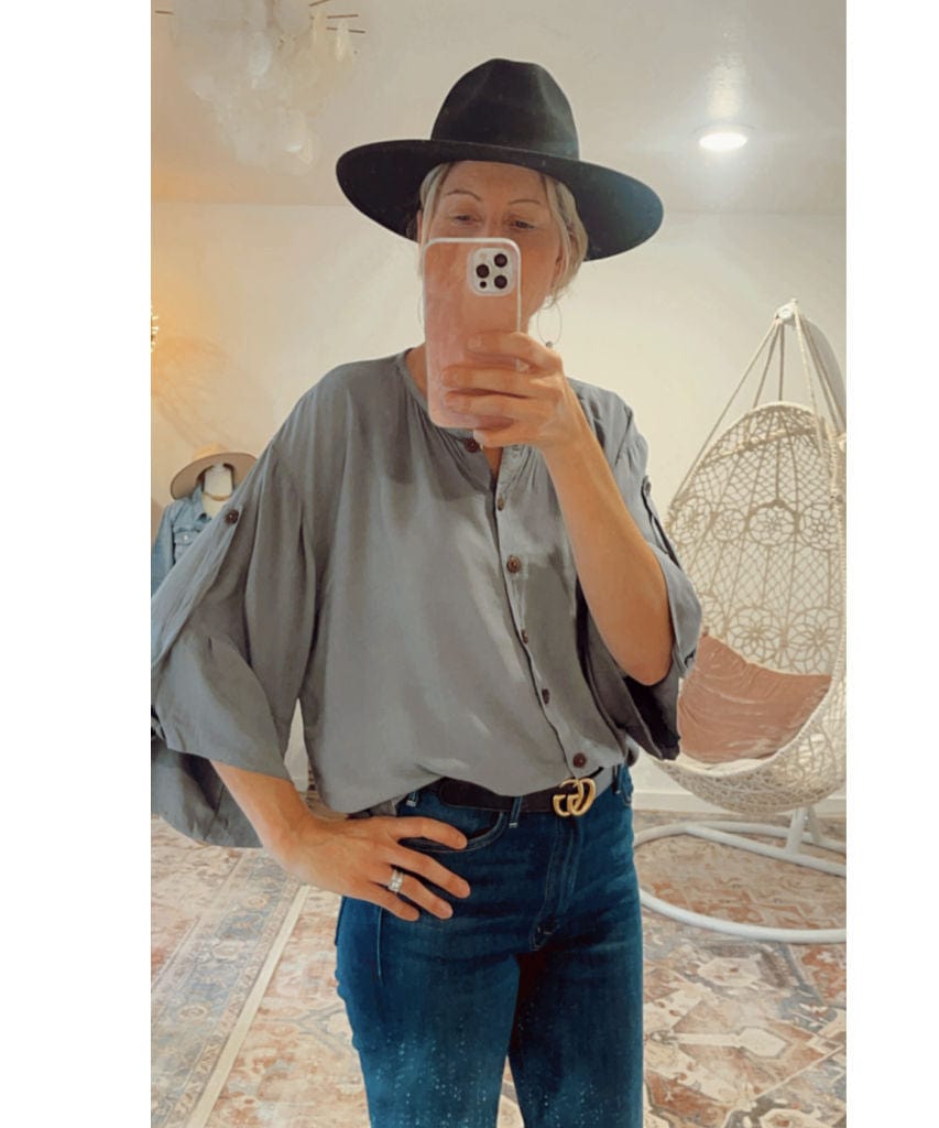 Canal Button Down Storm - PINK ARROWS