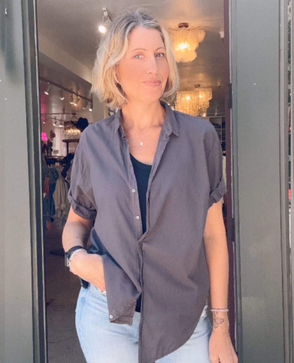 Channing Shirt Ash - PINK ARROWS