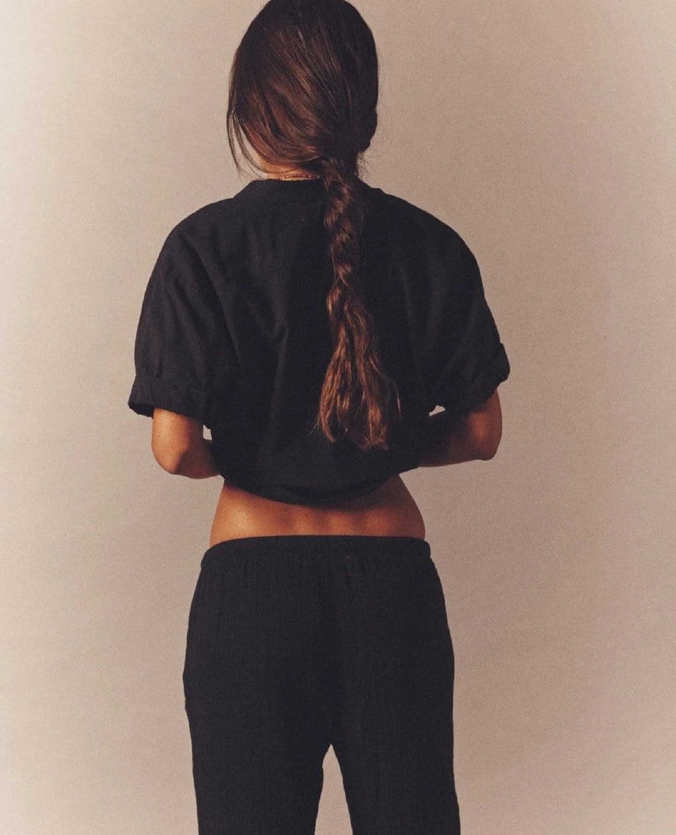 Channing Shirt Black - PINK ARROWS