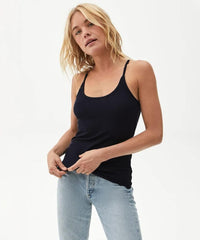 Charlene Tank Black - PINK ARROWS