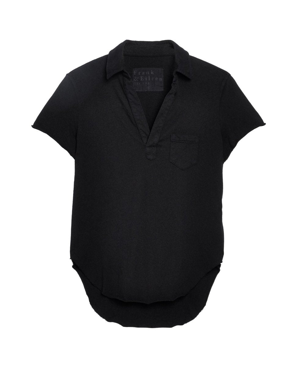 Charlotte Black Perfect Polo - PINK ARROWS