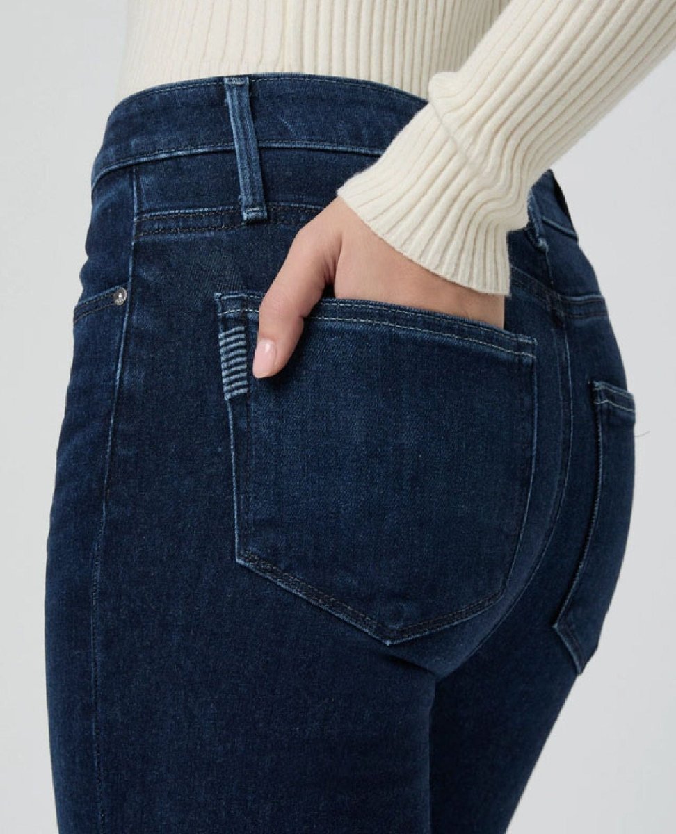 Cindy High Rise Straight Praline - PINK ARROWS