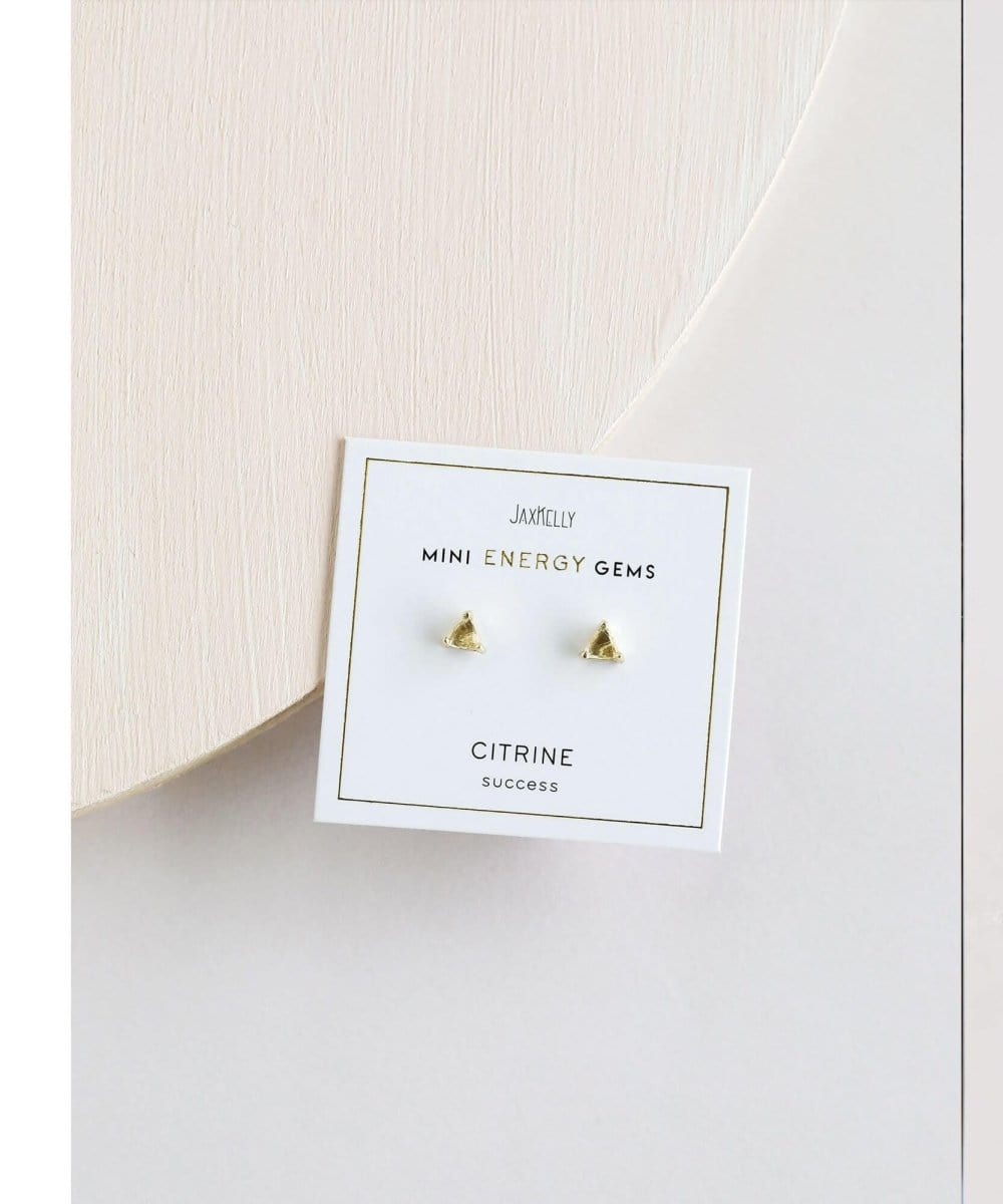 Citrine Success Mini Energy Gems - PINK ARROWS