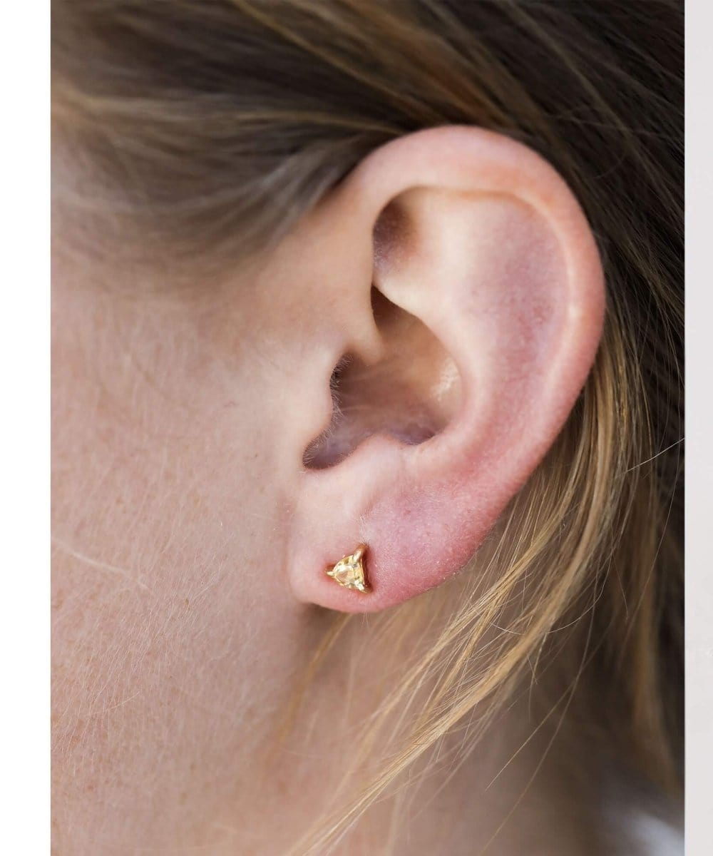 Citrine Success Mini Energy Gems - PINK ARROWS