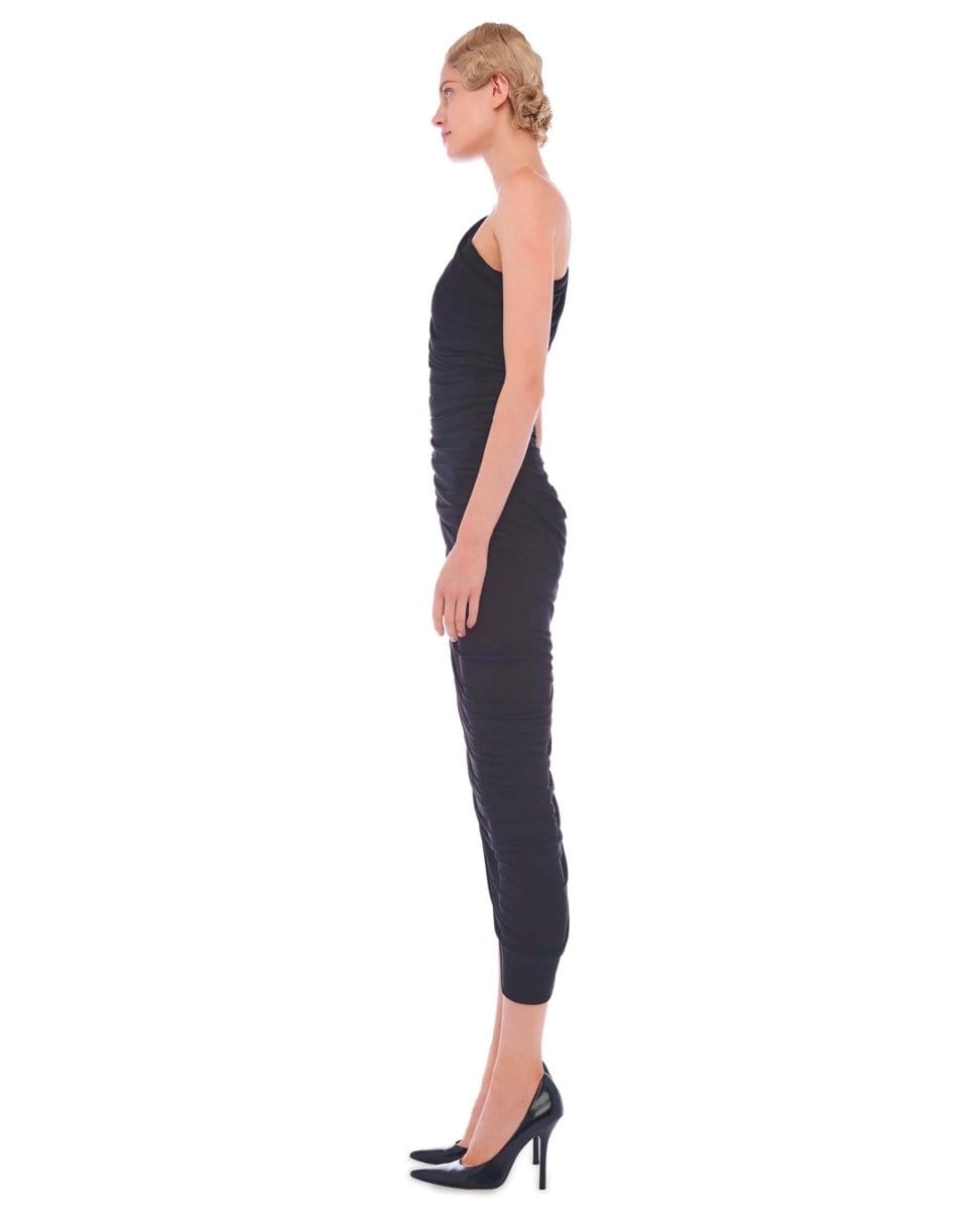 Classic Diana Midi Black Dress - PINK ARROWS