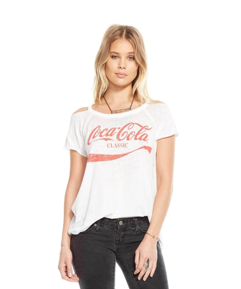 Coca Cola Classic Cold Shoulder - PINK ARROWS