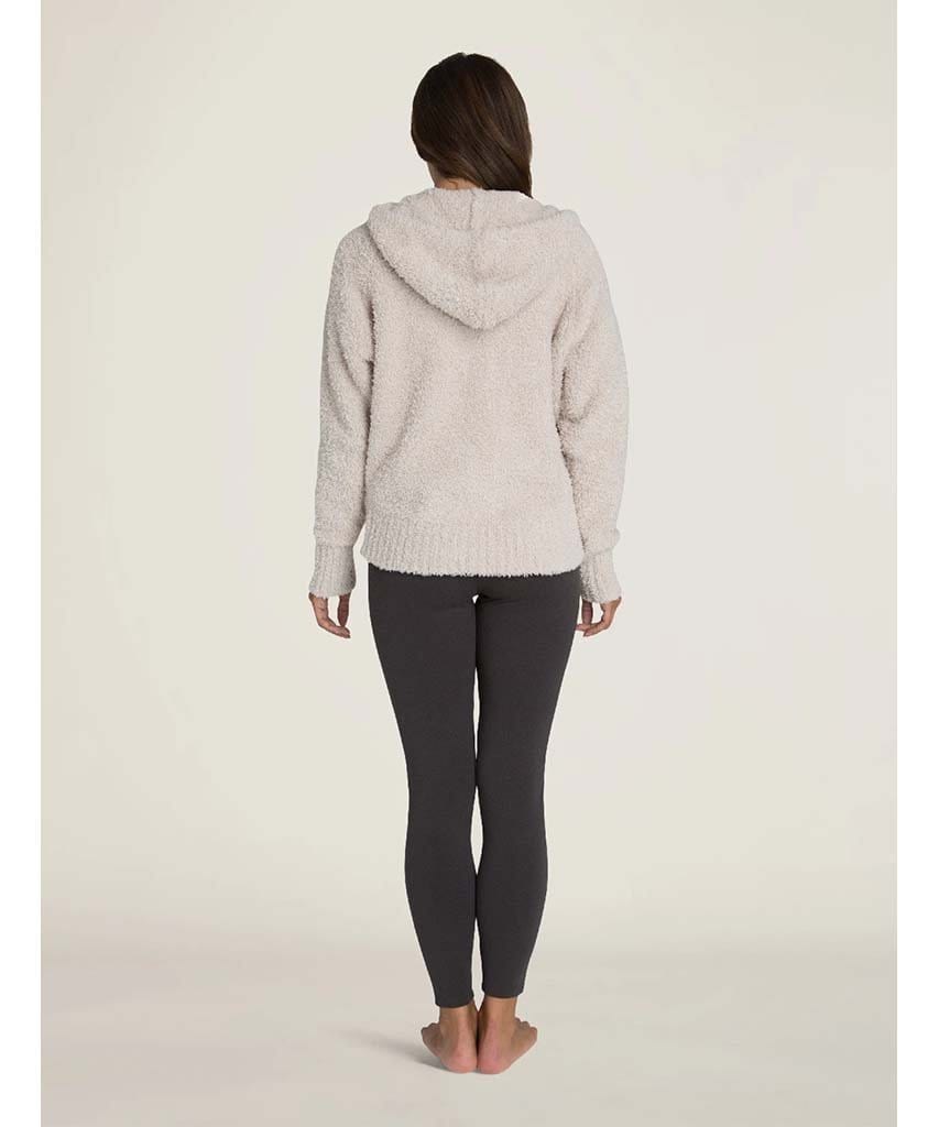 Cozy Relaxed Zip Up Hoodie Stone - PINK ARROWS