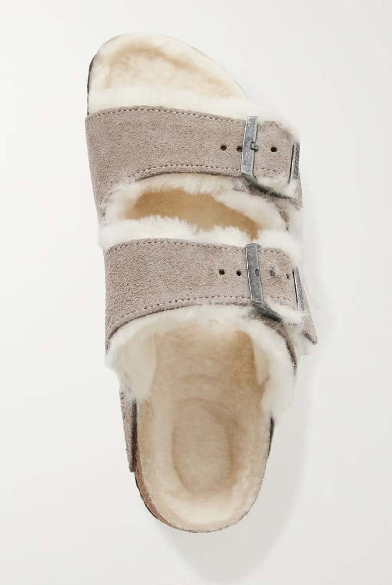 Cozy Shearling Arizona Stone Coin - PINK ARROWS