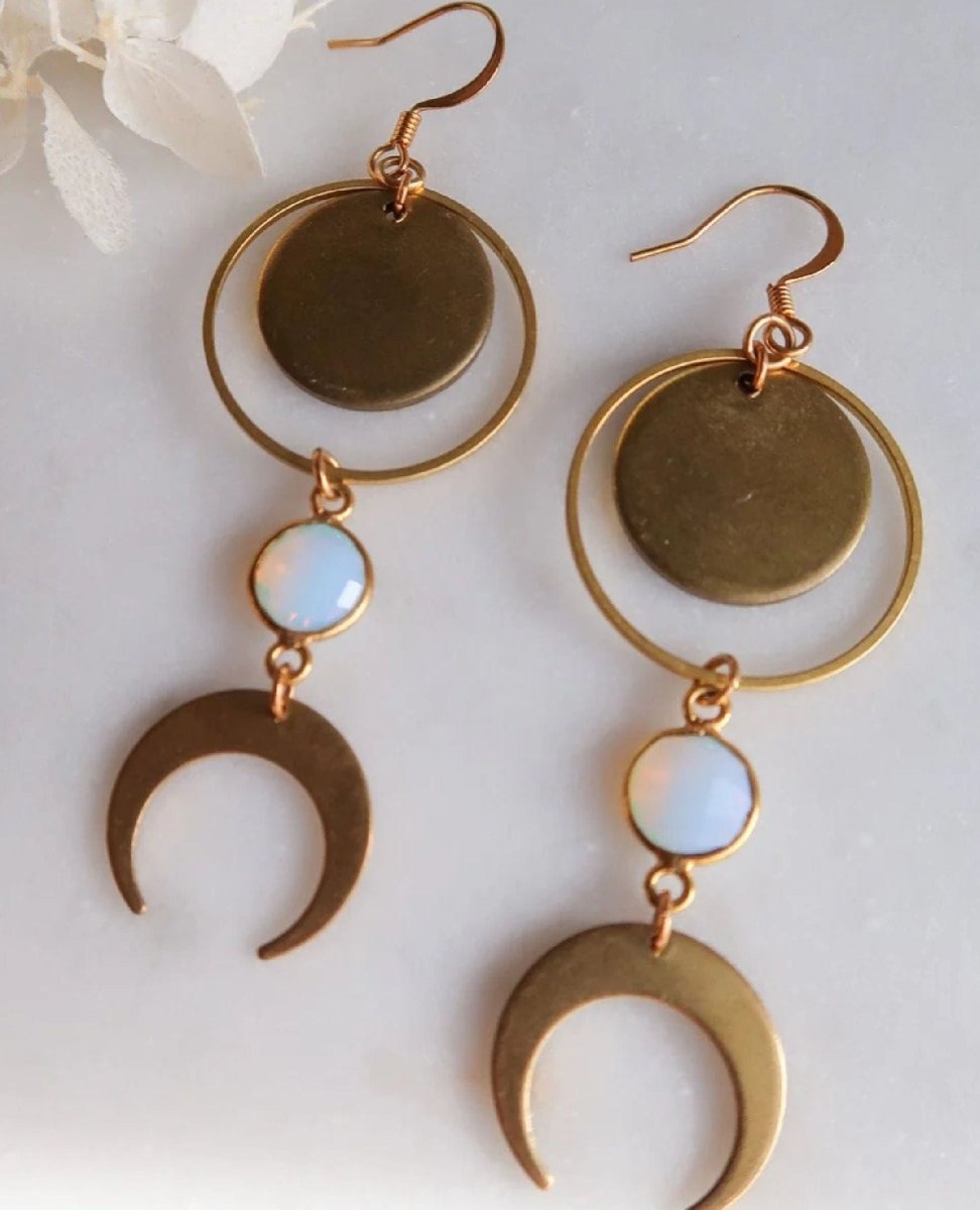 Curiosities Of The Sky Earrings - PINK ARROWS