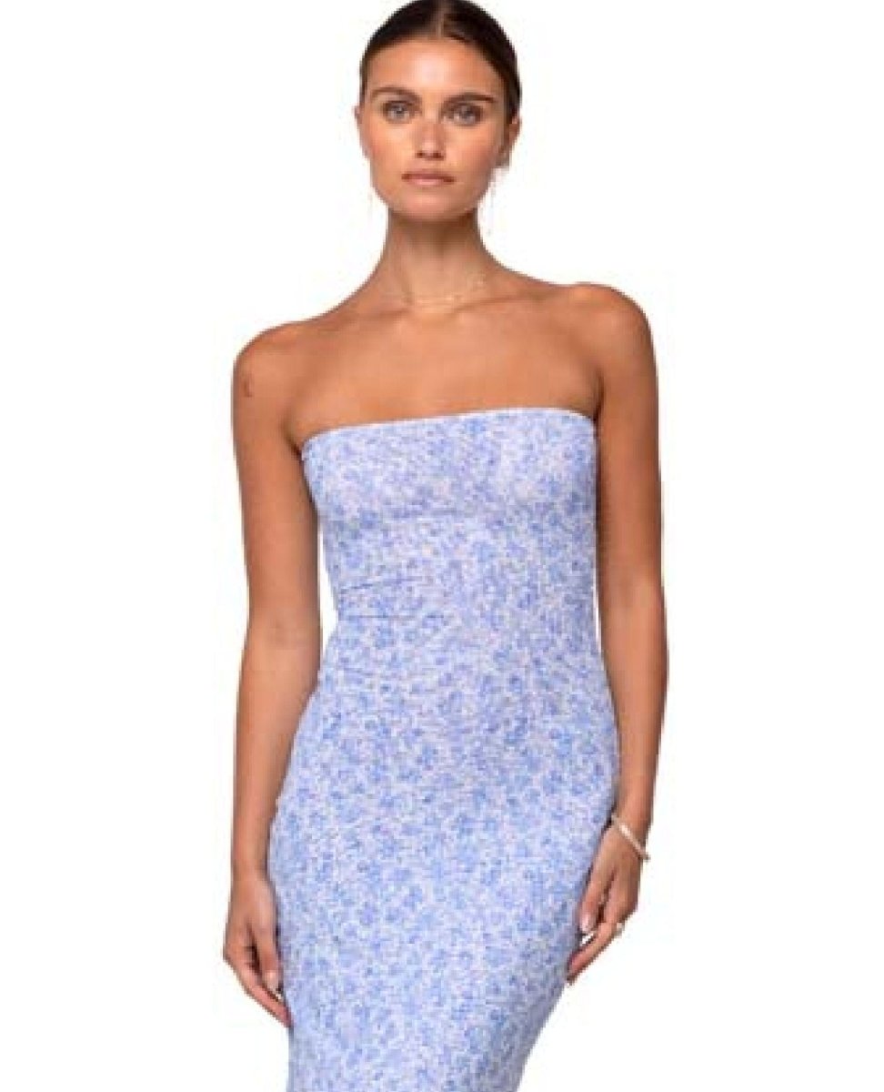 Demi Midi Dress Meadow - PINK ARROWS