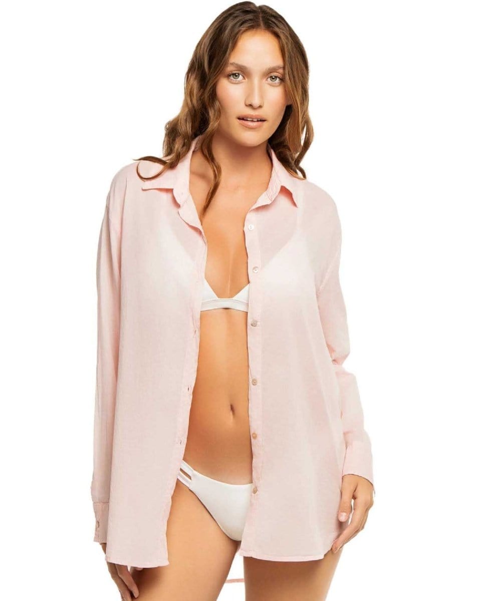 Destination Candy Oversized Shirt Gold - PINK ARROWS