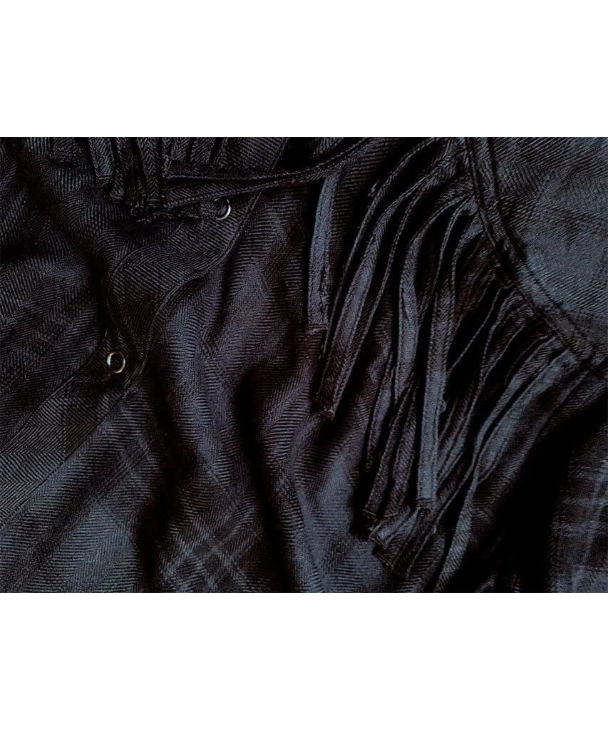 Dolly Onyx Jet Fringe - PINK ARROWS