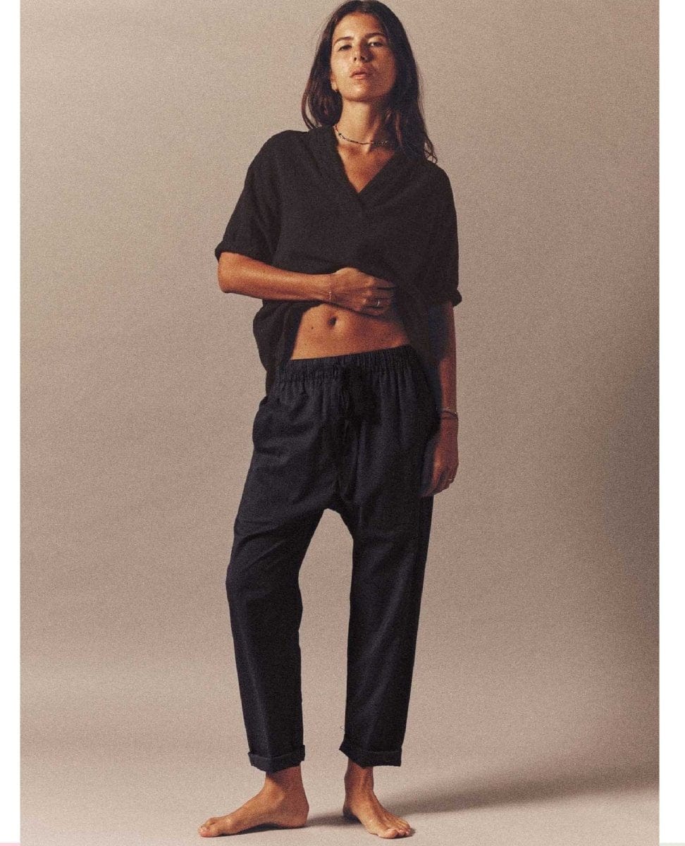 Draper Pant Black - PINK ARROWS