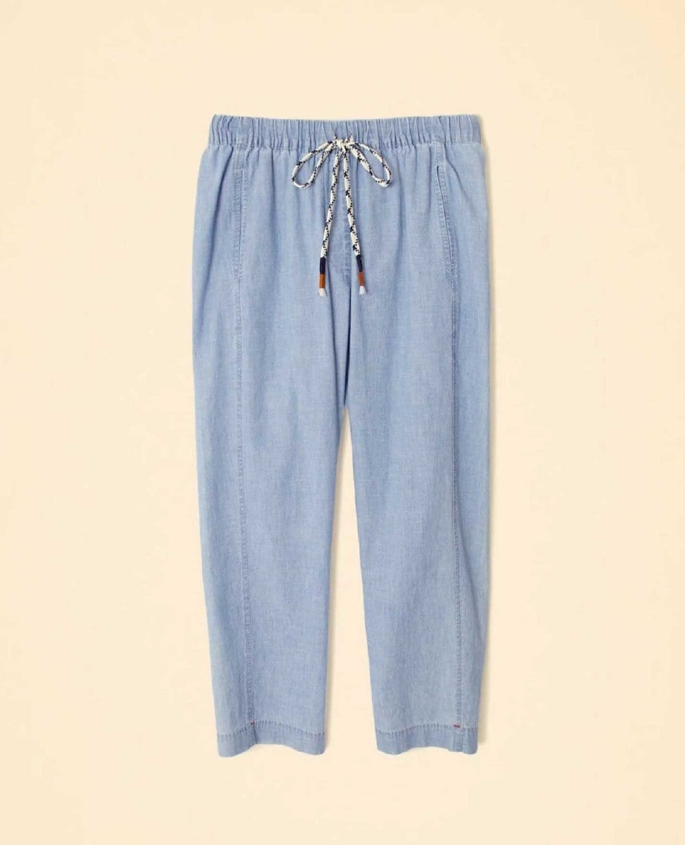 Draper Pant Dusty Blue - PINK ARROWS
