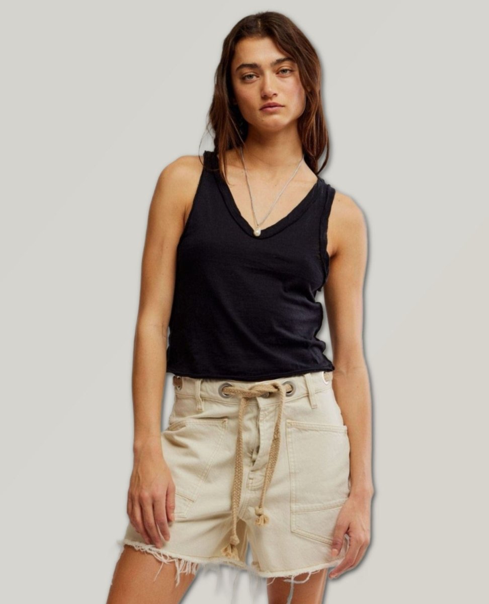 Easy Tank Black - PINK ARROWS