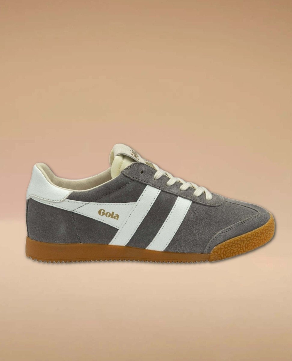 Elan Sneaker Ash White Suede - PINK ARROWS