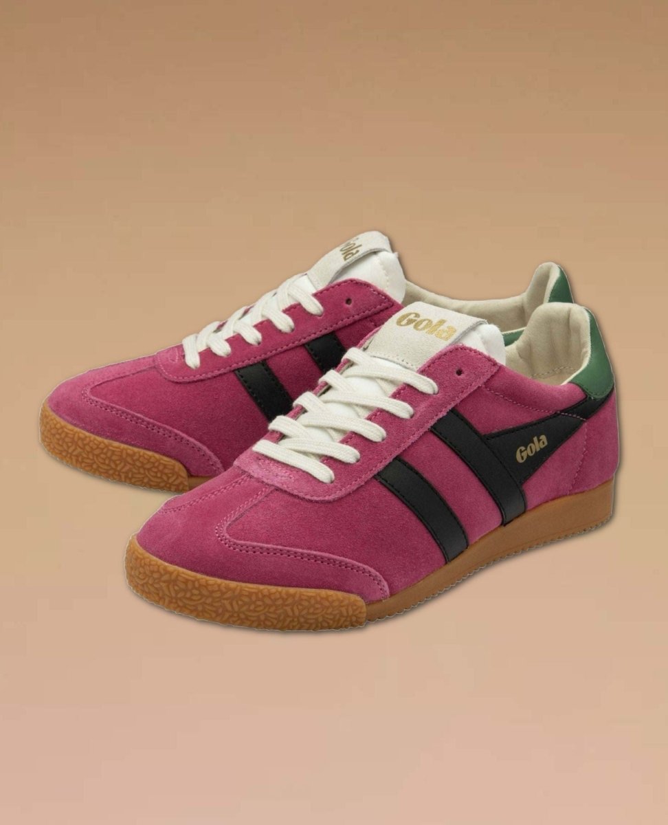 Elan Sneaker Fuchsia Black Evergreen - PINK ARROWS