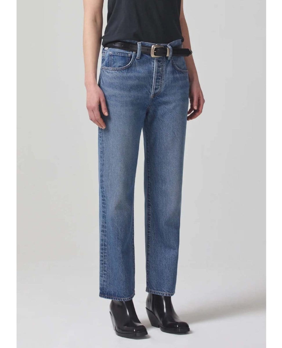 Emery Crop Siesta Jean - PINK ARROWS