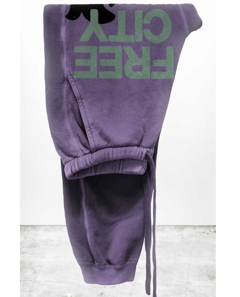 Free City Pocket Sweatpant Purple - PINK ARROWS