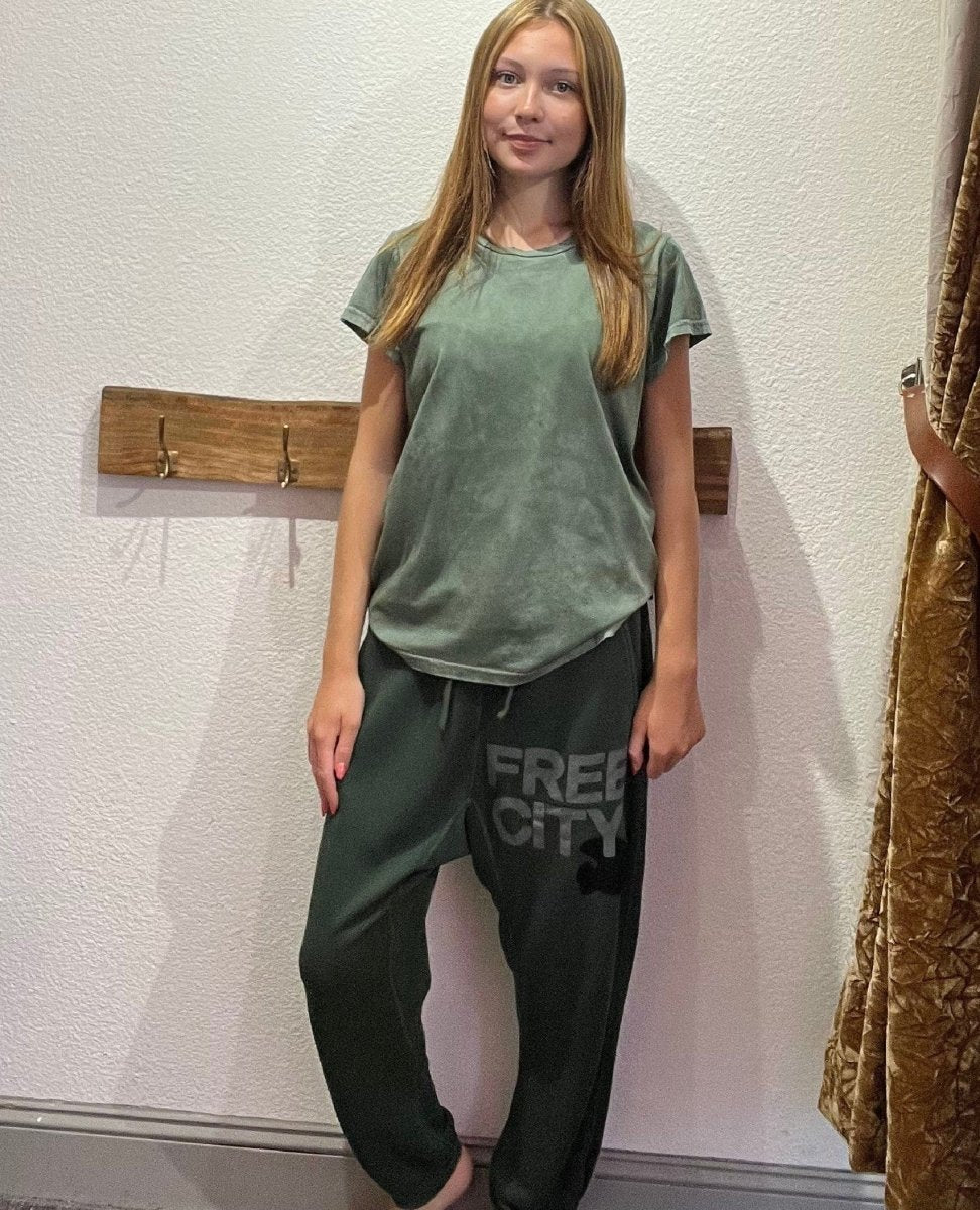 FREECITY Canyonkid '72 Supervintage Tee Greendirt - PINK ARROWS