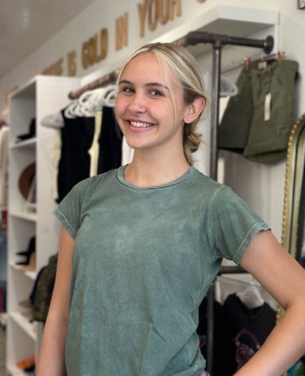 FREECITY Canyonkid '72 Supervintage Tee Greendirt - PINK ARROWS