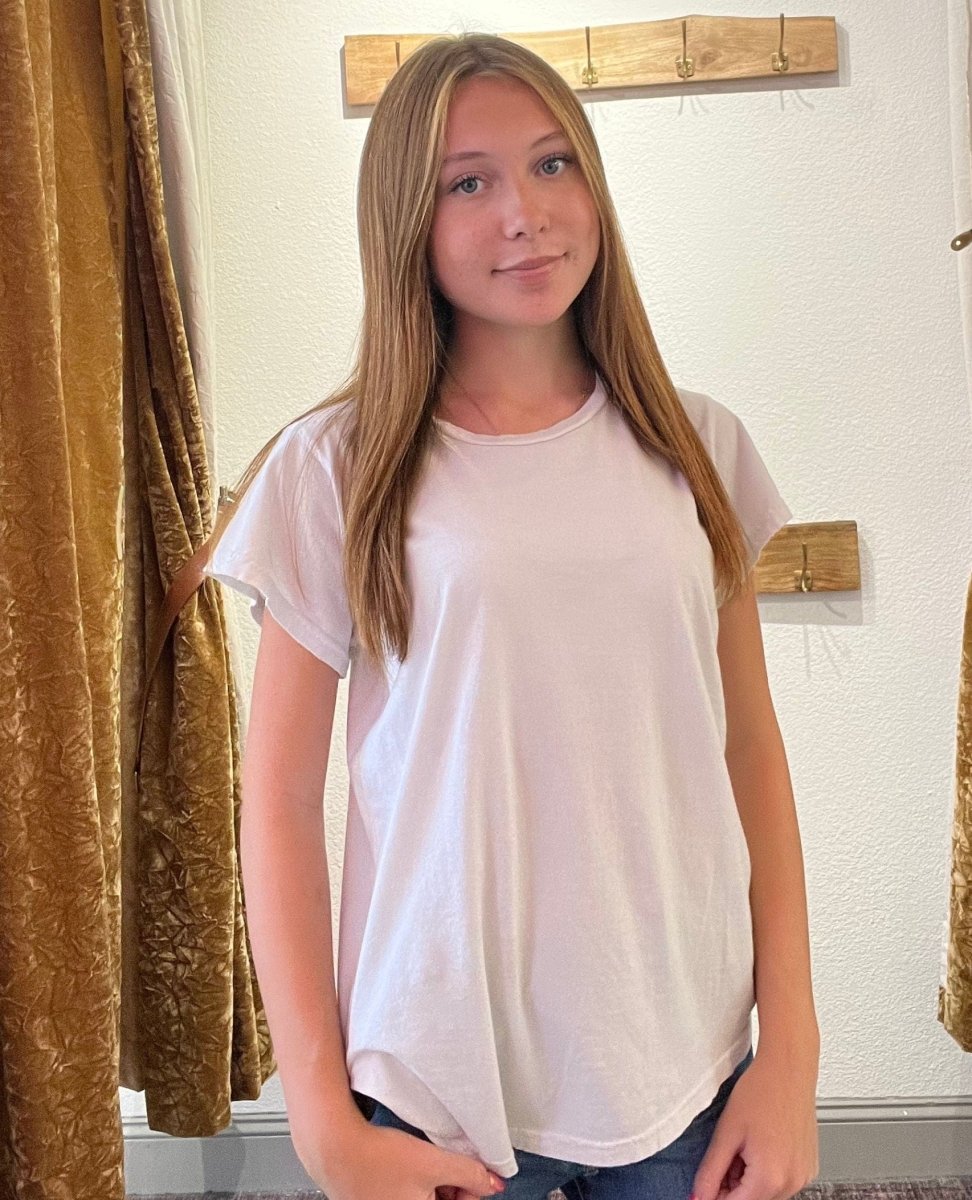 FREECITY Canyonkid '72 Supervintage Tee Laundry White - PINK ARROWS