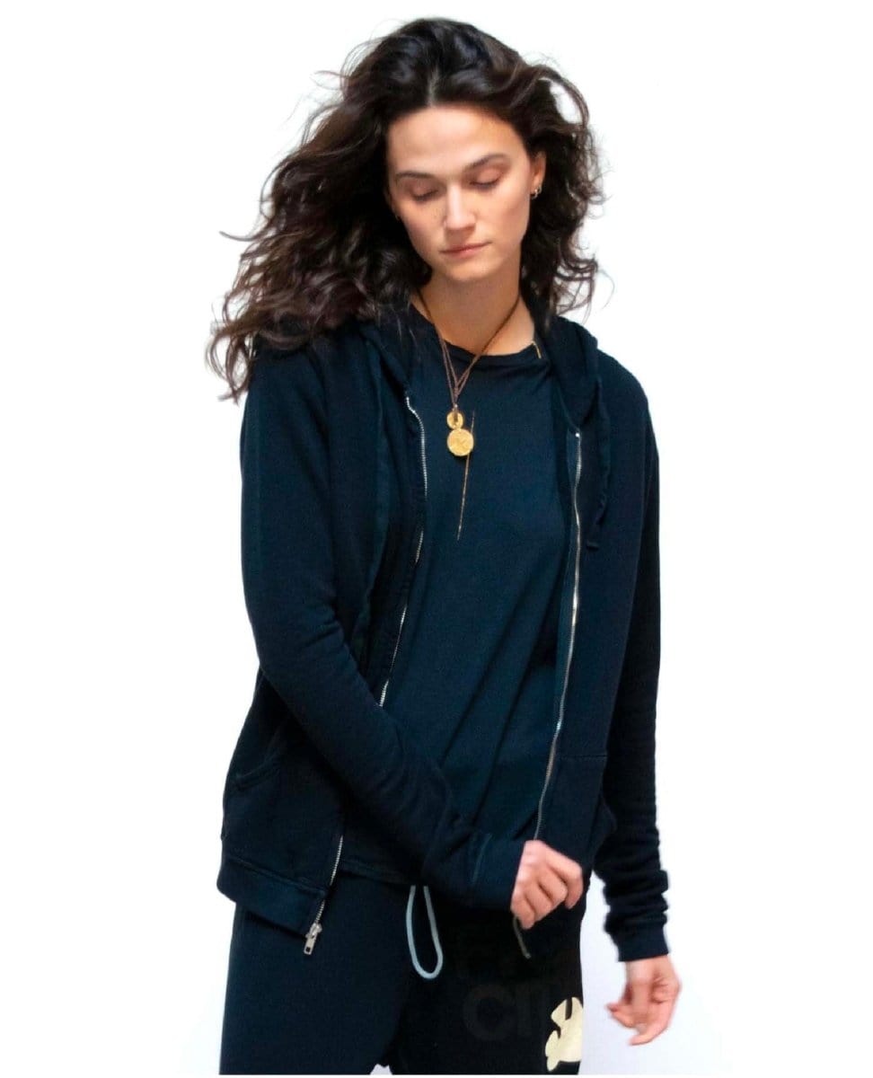 FREECITY Deep Space Cream Lux Hoodie Sweatshirt - PINK ARROWS