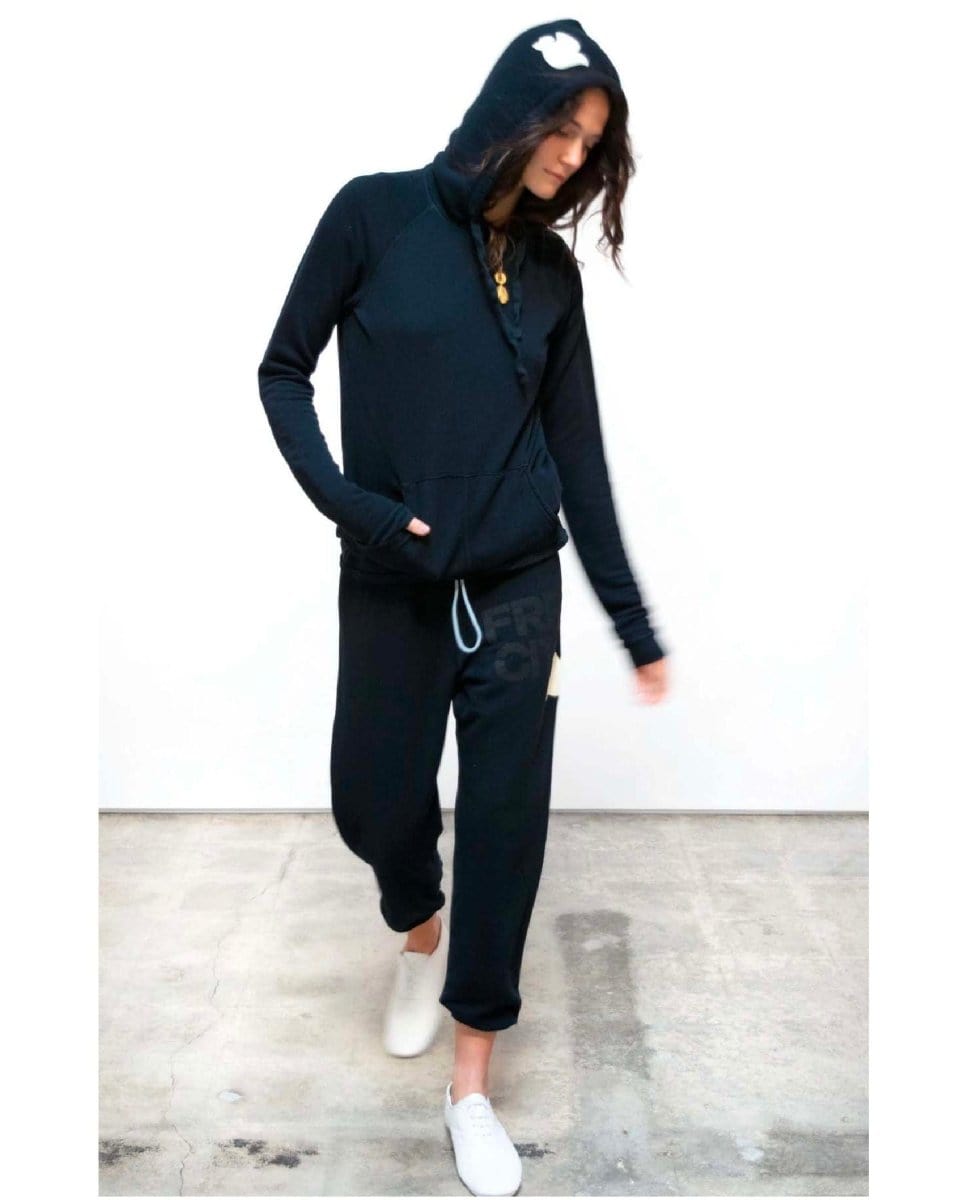 FREECITY Deep Space Cream Lux Hoodie Sweatshirt - PINK ARROWS