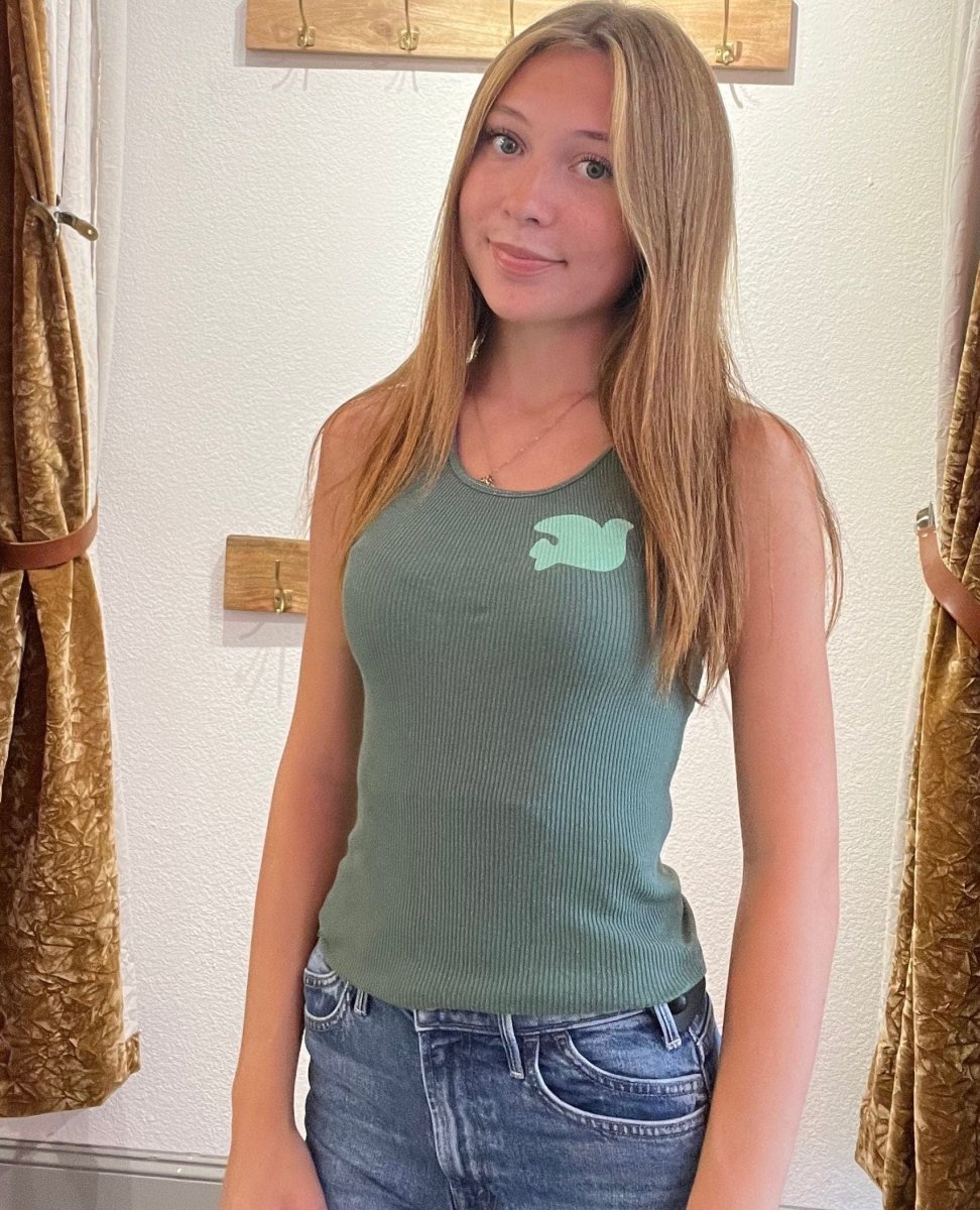 FREECITY Supervintage Tank Eatgreen - PINK ARROWS