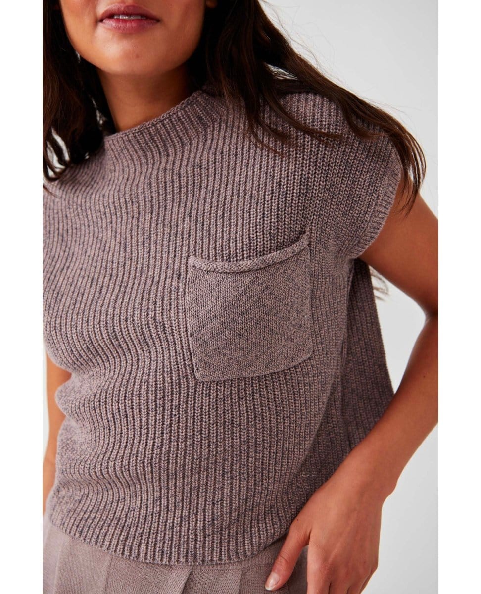 Freya Sweater Set in Cashmere Combo - PINK ARROWS