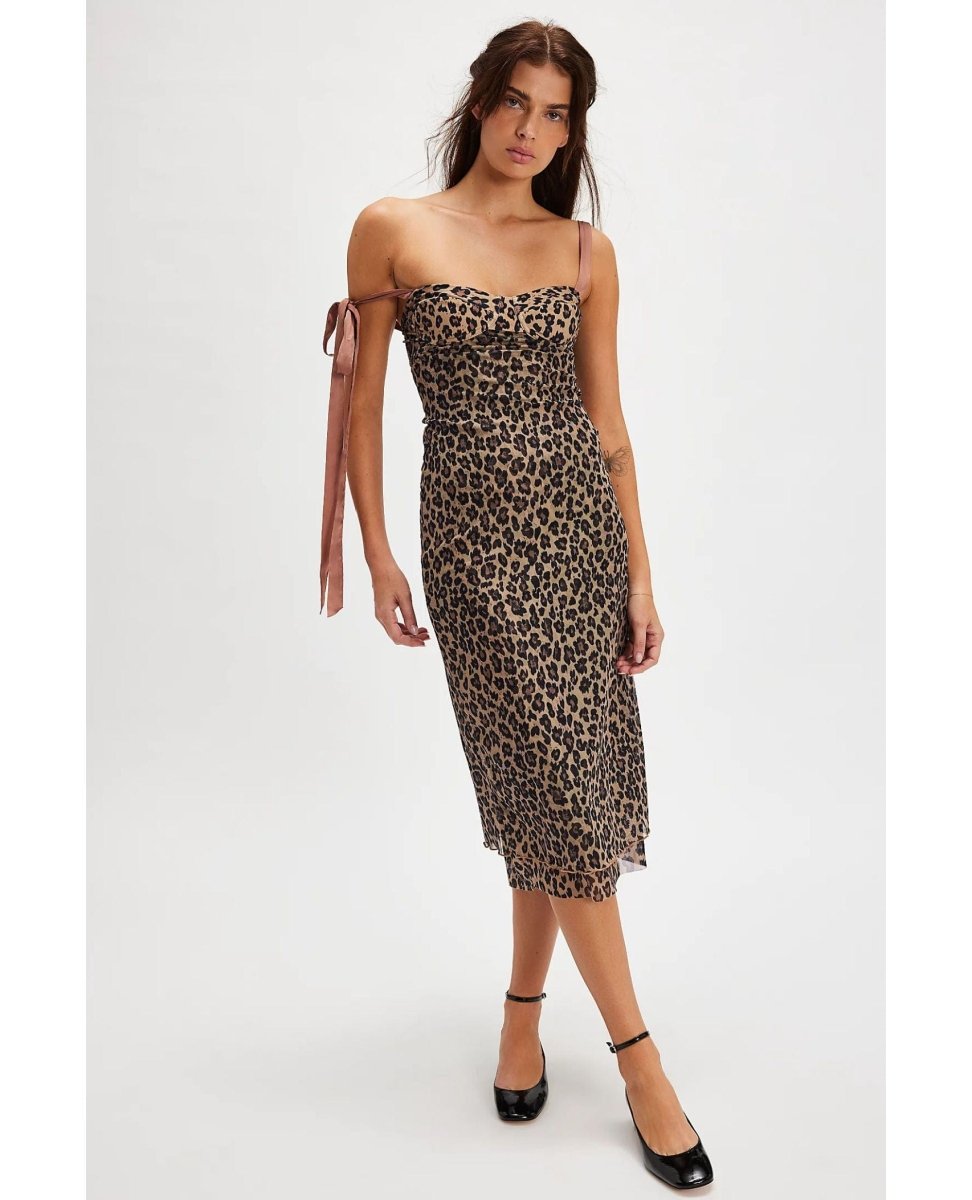 Girls Got Glam Midi Cheetah - PINK ARROWS