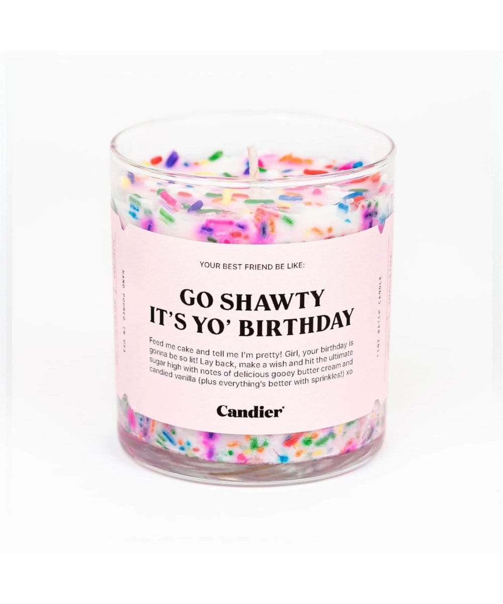 Go Shawty It's Yo' Birthday Candle - PINK ARROWS