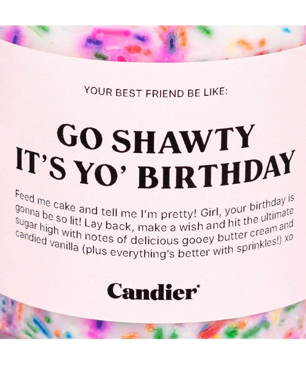 Go Shawty It's Yo' Birthday Candle - PINK ARROWS