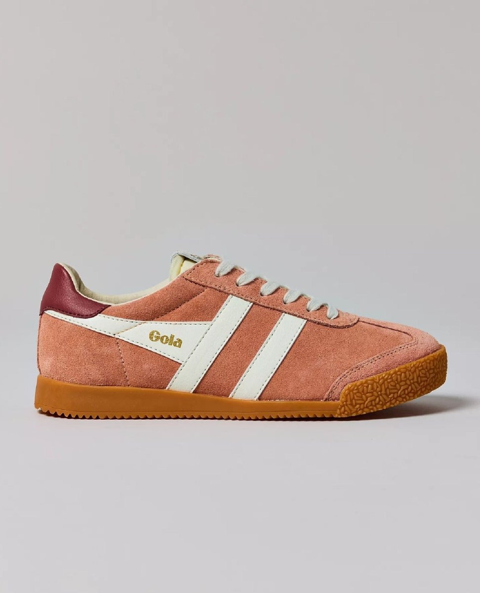 Gola Women's Elan Trainer Terracotta/Off White/Red Ochre - PINK ARROWS