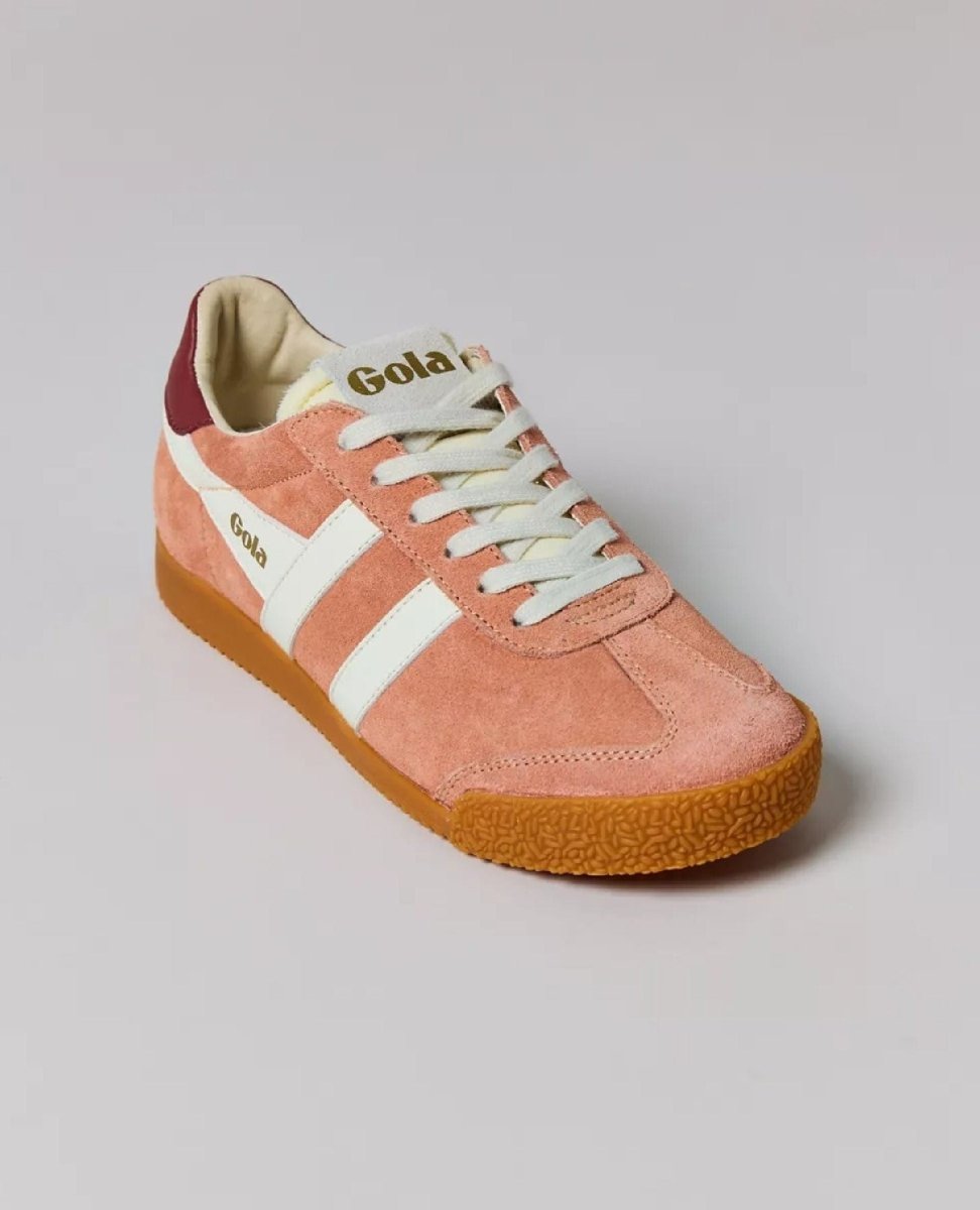 Gola Women's Elan Trainer Terracotta/Off White/Red Ochre - PINK ARROWS